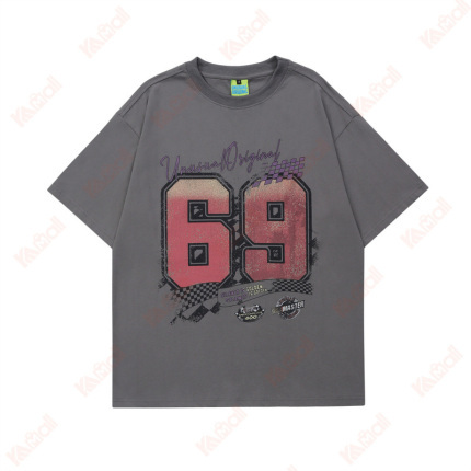 gray short sleeves blouse